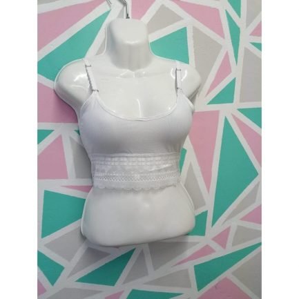 bralette top blanco